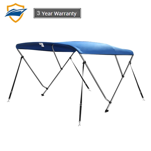 Seamander 3Bow Bimini Top 6'Lx79-84"W,Pacific Blue