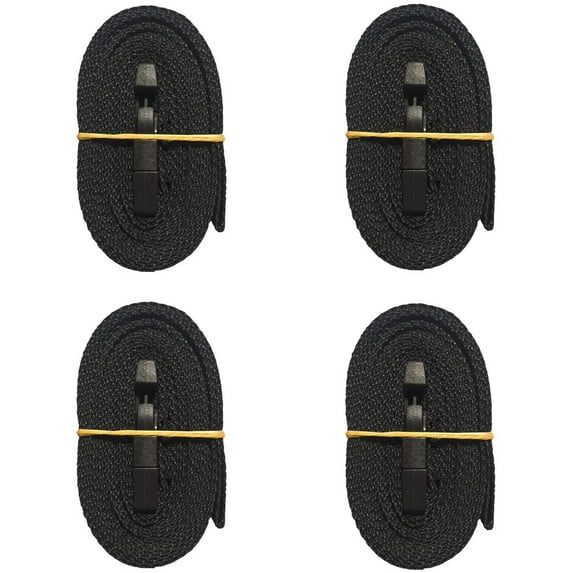 Seamander Boat Cover Tie Down Straps Length Adjustable Quick Release Tightening Straps,4 Packs, 1"Wx200"L, Male+Female