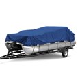 thumbnail image 1 of Seamander Heavy Duty Waterproof Pontoon Boat Cover, Blue, 1 of 3
