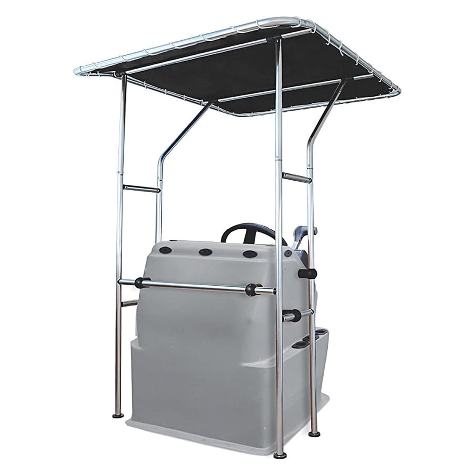 Seamander Large Center Console Boat TTop , Marine grade Canvas and