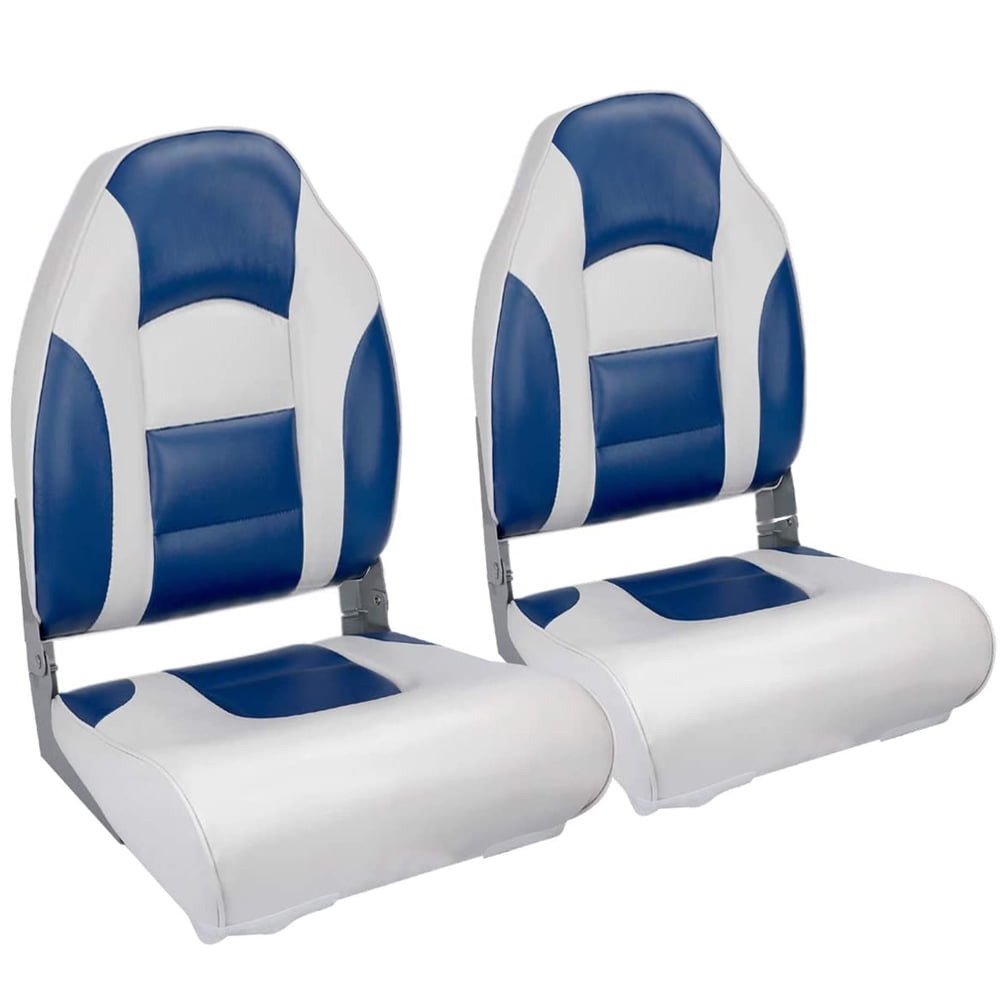 Moeller Heavy Duty Extra-Wide Offshore Boat Helm Seat, Cushion, and  Mounting Plate Set (22 x 21 x 18.38, White)