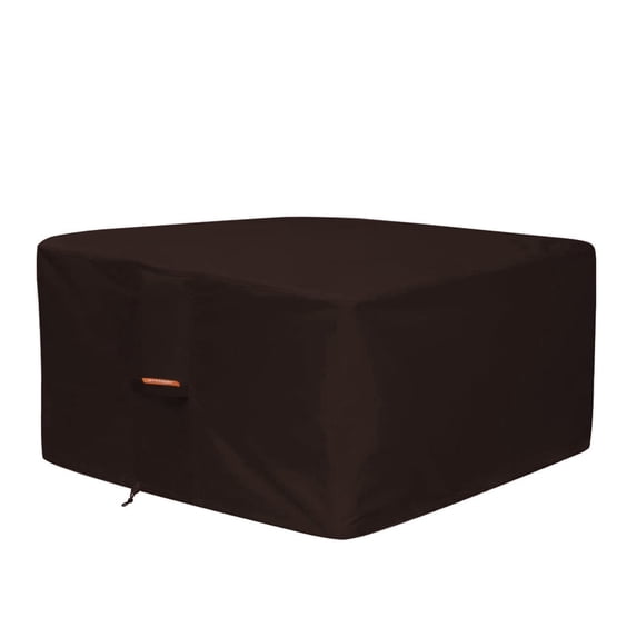 Seamander Waterproof Fire Pit Cover,Square,50"L*50"W*24"H,Brown