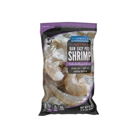 Seamazz The Mazzetta Ez Peel Raw White Shrimp 2lbs (PACK OF 10)