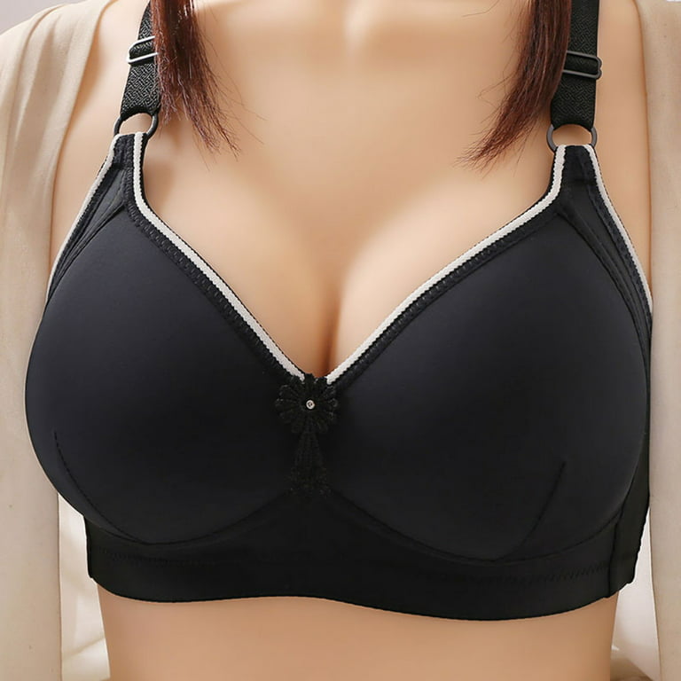 Seamless 36-46 B C Bras for Women Wire Free Underwear Brassiere Sexy  Lingerie Bralette Gather Bra Plus Size Female Intimate