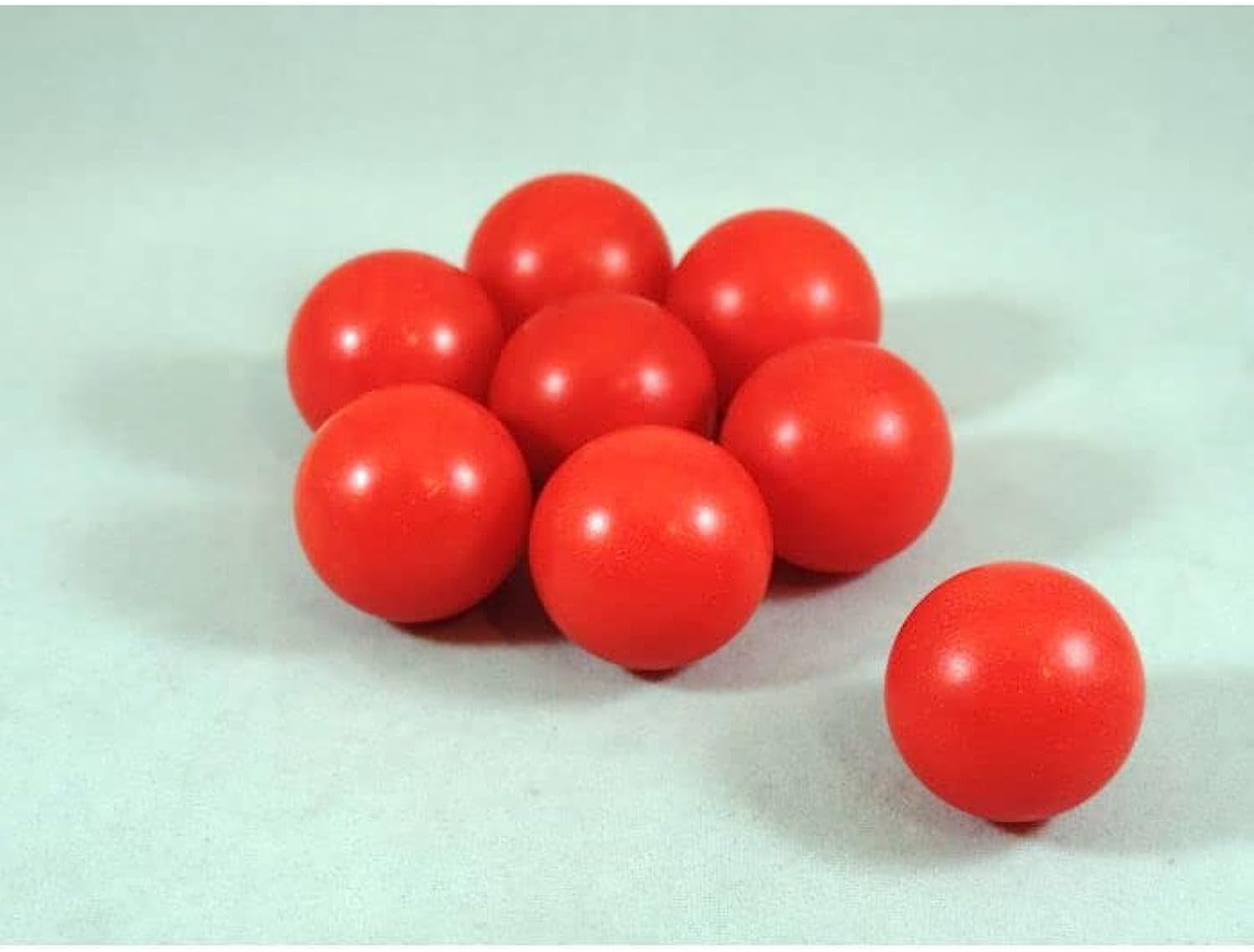 Seamless 500 Count X 0.43 Cal. Red PVC/Nylon Riot Balls Less Lethal Practice Paintball