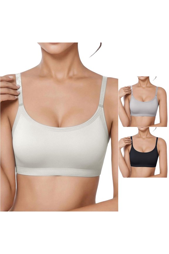 Seamless Backless Bra with Removable Pads Strapless Bandeau for Comfortable Support Bras Strapless