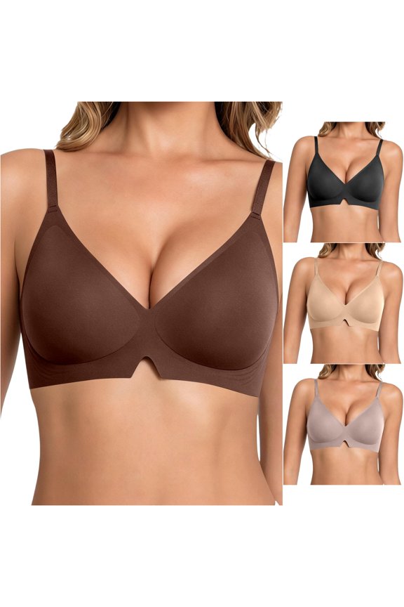 Seamless Backless Push Up Bra Wireless Lace Lift Adjustable Straps Front Closure Daily Wear Maternity Bra Padded Keyhole Sports Bra Compression Sports Bra Sports Bras Pack Wire Push up Bra