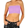 thumbnail image 1 of Seamless Bandeau Bra Tube Top (One Size, Lavender), 1 of 2
