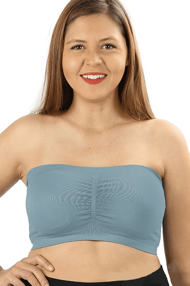 1To Finity Women's Strapless Seamless Padded Bandeau Tube Bra, Removable  Pads,High Quality Stretchable Fabric: Nylon & Spandex,Light weight, super