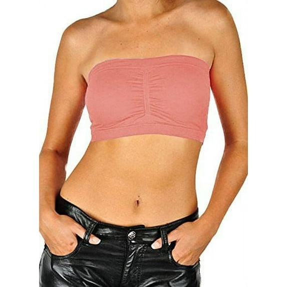 Seamless Bandeau Bra Tube Top