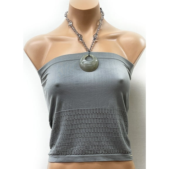 Seamless Bandeau TubeTop with matching Neckless