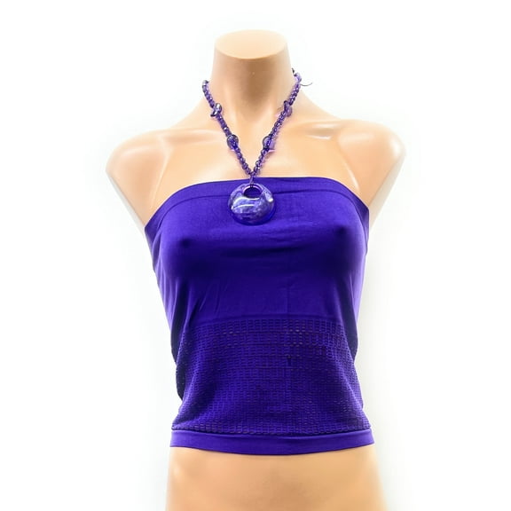 Seamless Bandeau TubeTop with matching Neckless