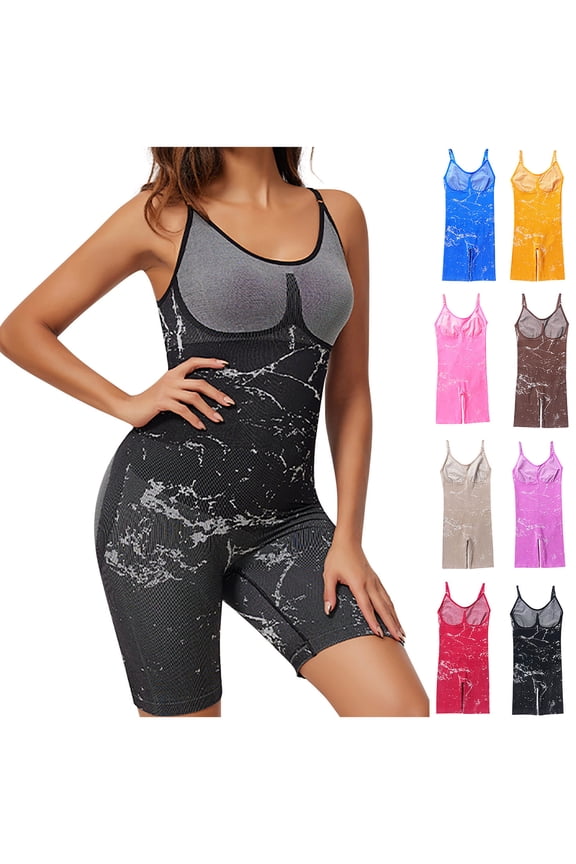 Seamless Body Shaper Light Body Women's Adjustable Shoulder Strap Plus Size Tight Fitting Hip Lifting And Shaping Jumpsuit Purple L