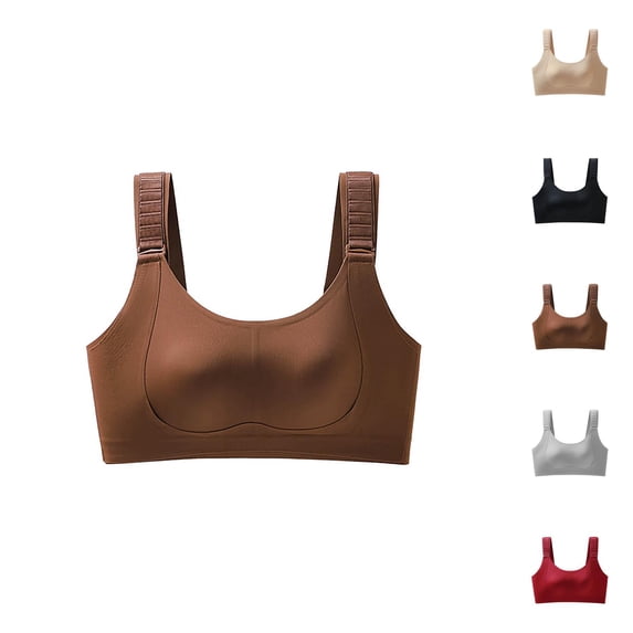 Seamless Bra Side Coverage Lift and Support Bra Non Wired Wireless Hosiery for Full Bust Daily Wear