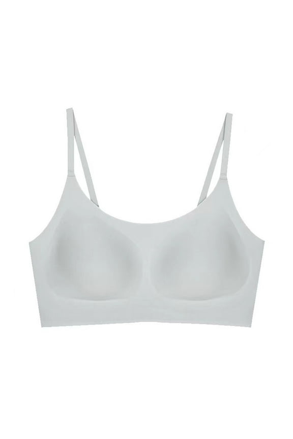 Seamless Bra Women Non Wired Comfortable Bralette Soft Pull On T Shirt Bra Crossback Bustier Supportive Everyday Wear