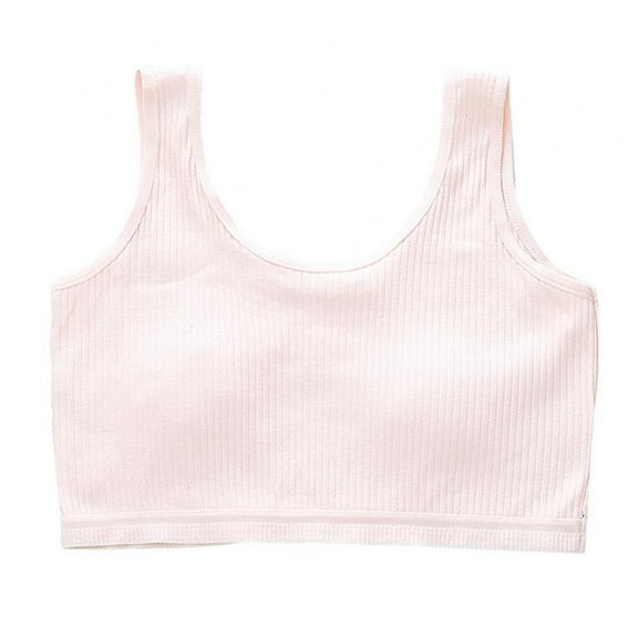 Seamless Bralette Girls Training Bra Teenage Girls Bra Comfortable Breathable Sports Bra Developmental Cotton Underwear
