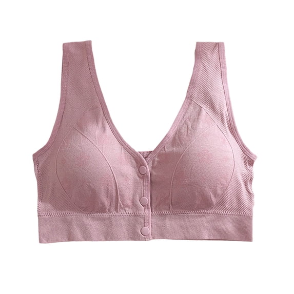 Seamless Bras Pack New Seamless Front Closure Bras for Women Full Cup Breathable Wireless Bras Comfy Push up Supportive Bralettes