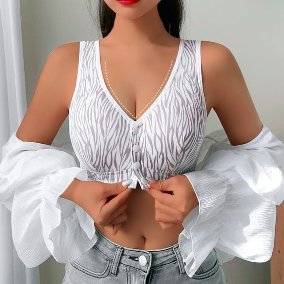 Seamless Bras for Women Plus Size Tshirt Bras for Women Underwire Under 5 Front Close Bras Sleep Bras for Women Large Breasts Cami Bras for Women Womens Bras 46dd