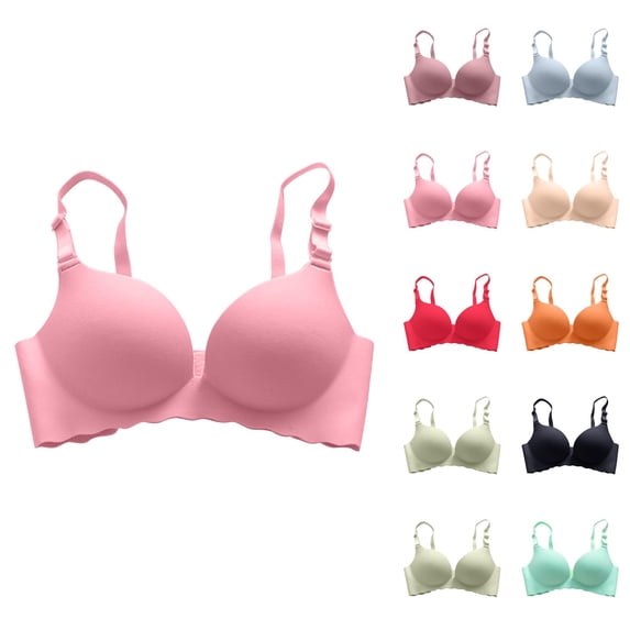 Seamless Bras for Women Adjustable Strap Wireless Push Up Lifting Bra Bralettes Everyday Bra
