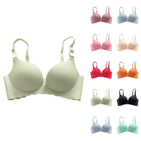 Seamless Bras for Women Adjustable Strap Wireless Push Up Lifting Bra Bralettes Everyday Bra