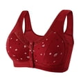 thumbnail image 1 of Seamless Bras for Women Front Closure Full Coverage Anti Sagging Bralette Wireless Bras, 1 of 3