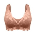 thumbnail image 1 of Seamless Bras for Women Front Closure No Underwire Bras Pushup Comfort Bra Breathable Lace Bra Plus Size Bras 2025, 1 of 5
