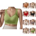 thumbnail image 1 of Seamless Bras for Women Full Coverage Wireless T Shirt Bra Seamless Support Hosiery for Everyday Wear, 1 of 4