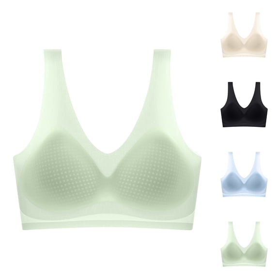 Seamless Bras for Women No Underwire Bralettes Small Bust Lightly Lined Comfort Sports Bras