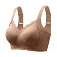 thumbnail image 1 of Seamless Bras for Women Plus Size Thin Breathable Beauty Back Minimizer Bra Wireless Bras, 1 of 9