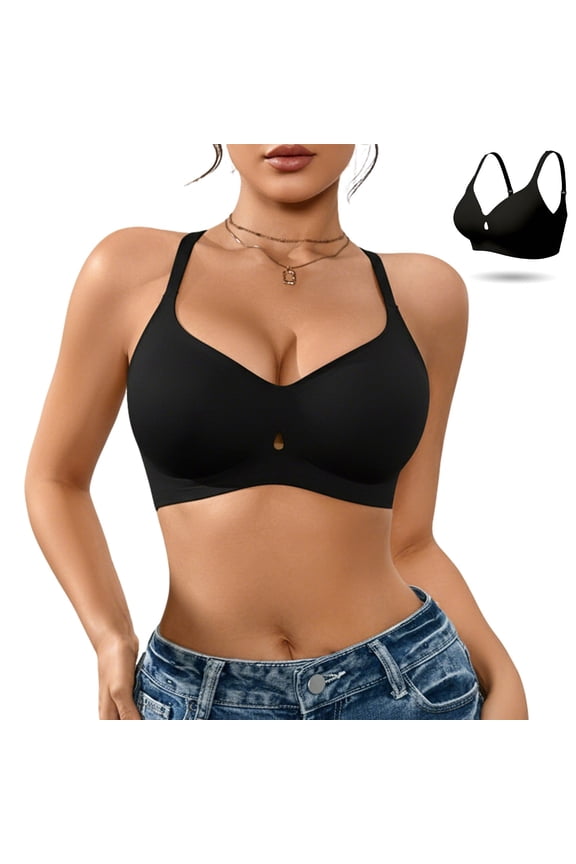 Seamless Bras for Women Wireless Full Coverage Bralettes Push Up Support Comfortable Wirefree Bra S-3XL