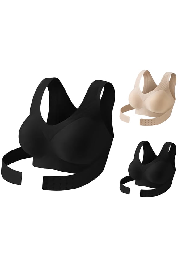 Seamless Breathable Shaping Corrective Support Bra Front Closure Seamless Back Support Posture Women Bra Push up Womens Bras No Underwire Wireless Bras Bra's for Women Small Bras for Women Bras for