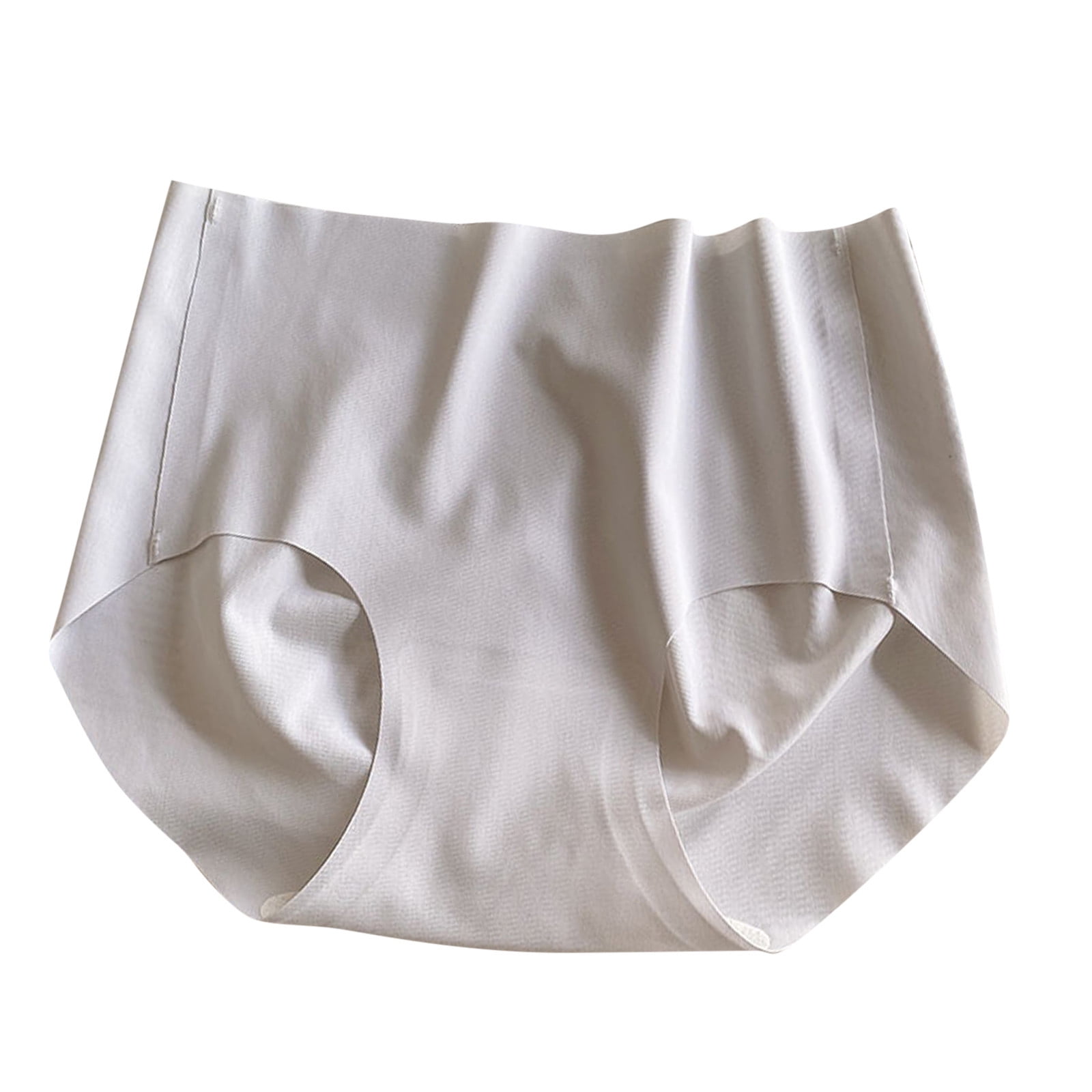 Women Seamless Underwear Comfy Classic Breathable High Waist Silk