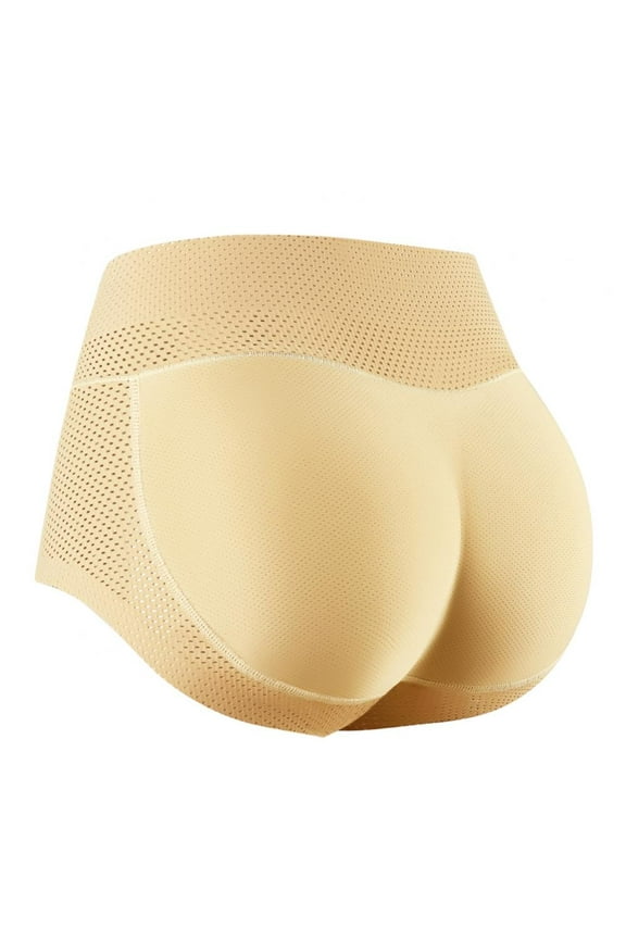 Seamless Butt Lifter Hip Enhancer Pads Underwear Shapewear, Padded Control Panties Fake Pad Briefs for Women
