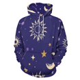 thumbnail image 1 of Seamless Celestial Pattern with Sun, Moon, Stars 3d Sweatshirts Hoodie Fashion Casual Personality Men's Women Street Hoodie Pullovers Long Sleeve Comfortable Top, 1 of 6