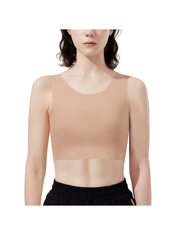 Seamless Chest Binder Sport Breathable Compression Binder Bra Pullover Tank Top