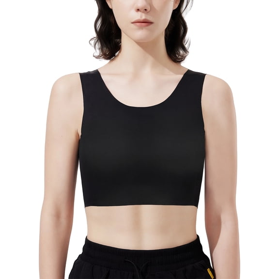 Seamless Chest Binder Sport Breathable Compression Binder Bra Pullover Tank Top