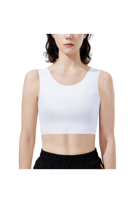 Seamless Chest Binder Sport Breathable Compression Binder Bra Pullover Tank Top