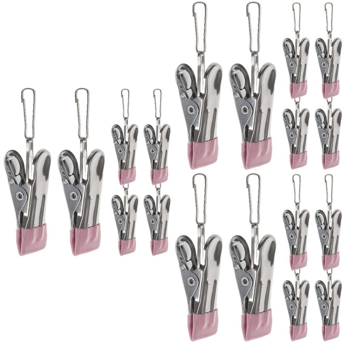 Seamless Clip Clothes Pin Stainless Steel Heavy Duty Clothespins