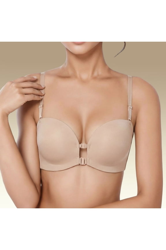 Seamless Comfort Bra for Push Up Non Padded Wirefree Bralette T Shirt Bras with Light Support And Smooth Coverage Compression Sports Bra