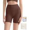 thumbnail image 1 of Seamless Comfort High Waist Panties Shapewear Shorts Tummy Control Biker Shorts for Women Yoga Athletic Running, 1 of 9