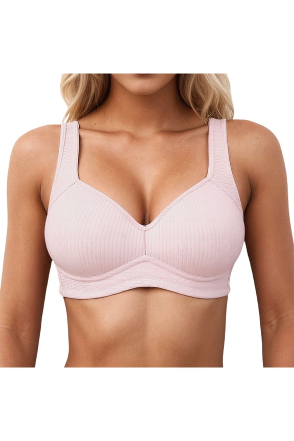Seamless Comfort Shapewear Bra with Adjustable Lift Support for Everyday Wear Wireless T Shirt Bra