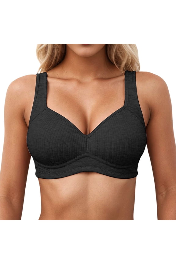 Seamless Comfort Shapewear Bra with Adjustable Lift Support for Everyday Wear Wireless T Shirt Bra