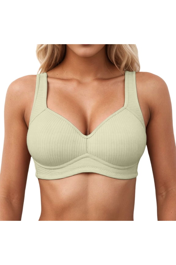 Seamless Comfort Shapewear Bra with Adjustable Lift Support for Everyday Wear Wireless T Shirt Bra