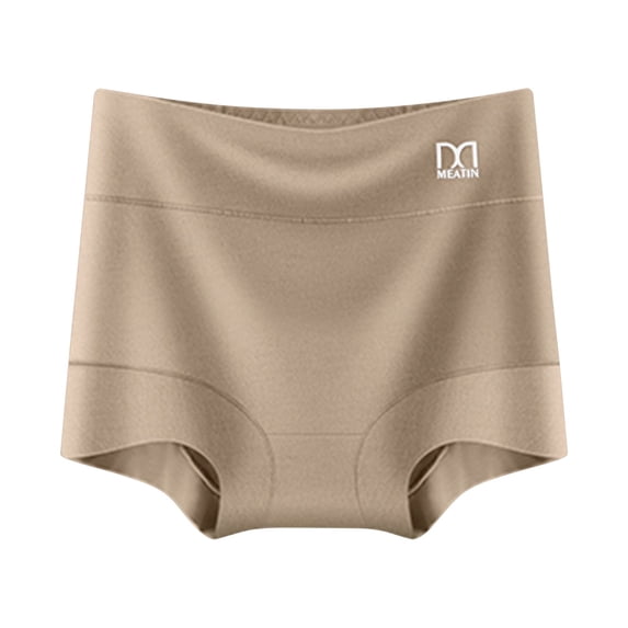 Seamless Cotton Underpants for Womens Lace Abdomen Mid-rise Waist And Hip Lift Comfortable Body Breathable Underwear Briefs
