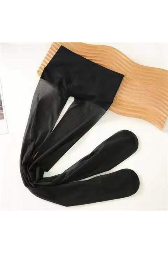 Seamless Crotchless Stockings Summer Ultra-thin Matte Silky High Waist Pantyhose Female Transparent Invisible Matte Tights 5D