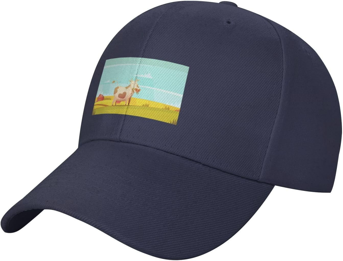 Seamless Diagram of a Cow Baseball Cap for Men Women Hat Adjustable Truck Driver Hats Dad Caps Walmart