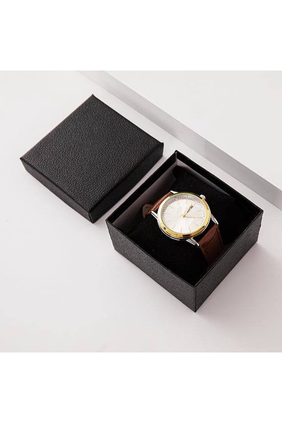 Seamless Edge Box for Gifts, Elegant Paper Watch Storage Box & Lightweight Jewelry Bracelet Display Case featuring 3.5x3.3x2.2 Inch & Paper for Presentation
