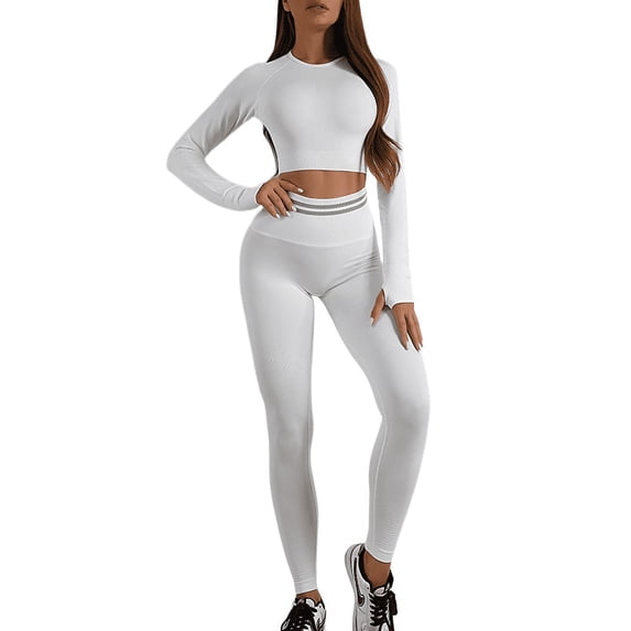 Seamless Fitness Sportswear Set - Top and Leggings Combo
