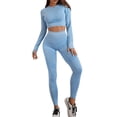 thumbnail image 1 of Seamless Fitness Sportswear Set - Top and Leggings Combo, 1 of 1
