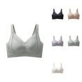 thumbnail image 1 of Seamless Fixed Cup Non-Wire Support Bra – Adjustable Comfort Lifting Design for Sagging, Everyday Wear with Back Muscle Support, 1 of 8